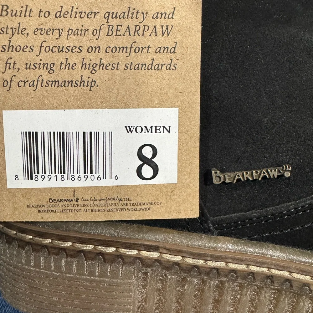 BearPaw Women's Black Boots